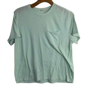 Marine Layer Mens Pocket Tee T-Shirt Stretch Short Sleeves Mint Green Size M